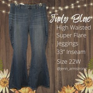 Judy Blue Jeans || Super Flare Jeggings || High Waist